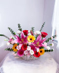Premium Fresh Flowers Basket