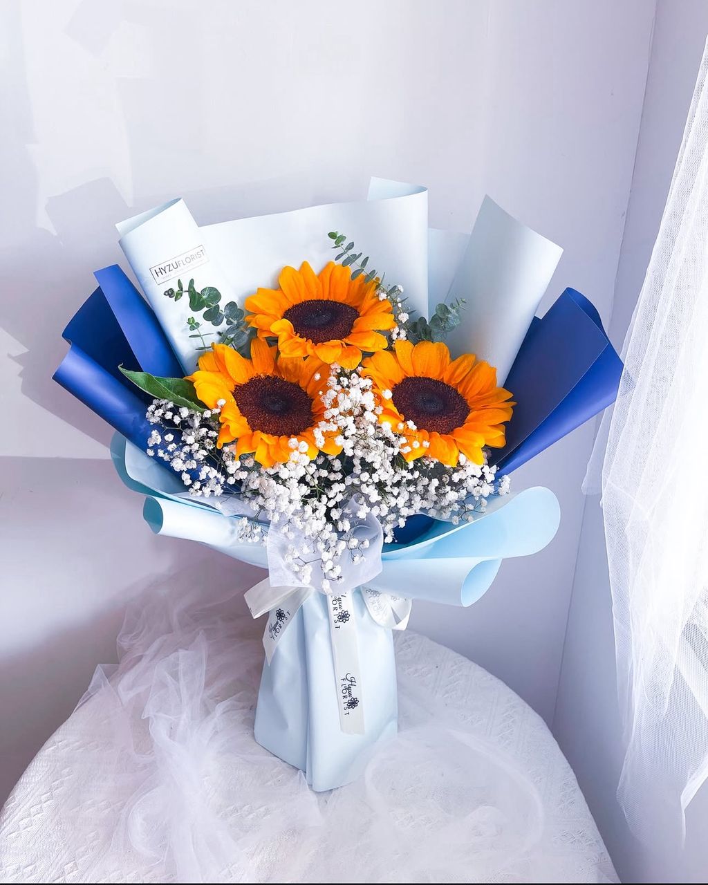 Fresh Sunflowers Trio Bouquet