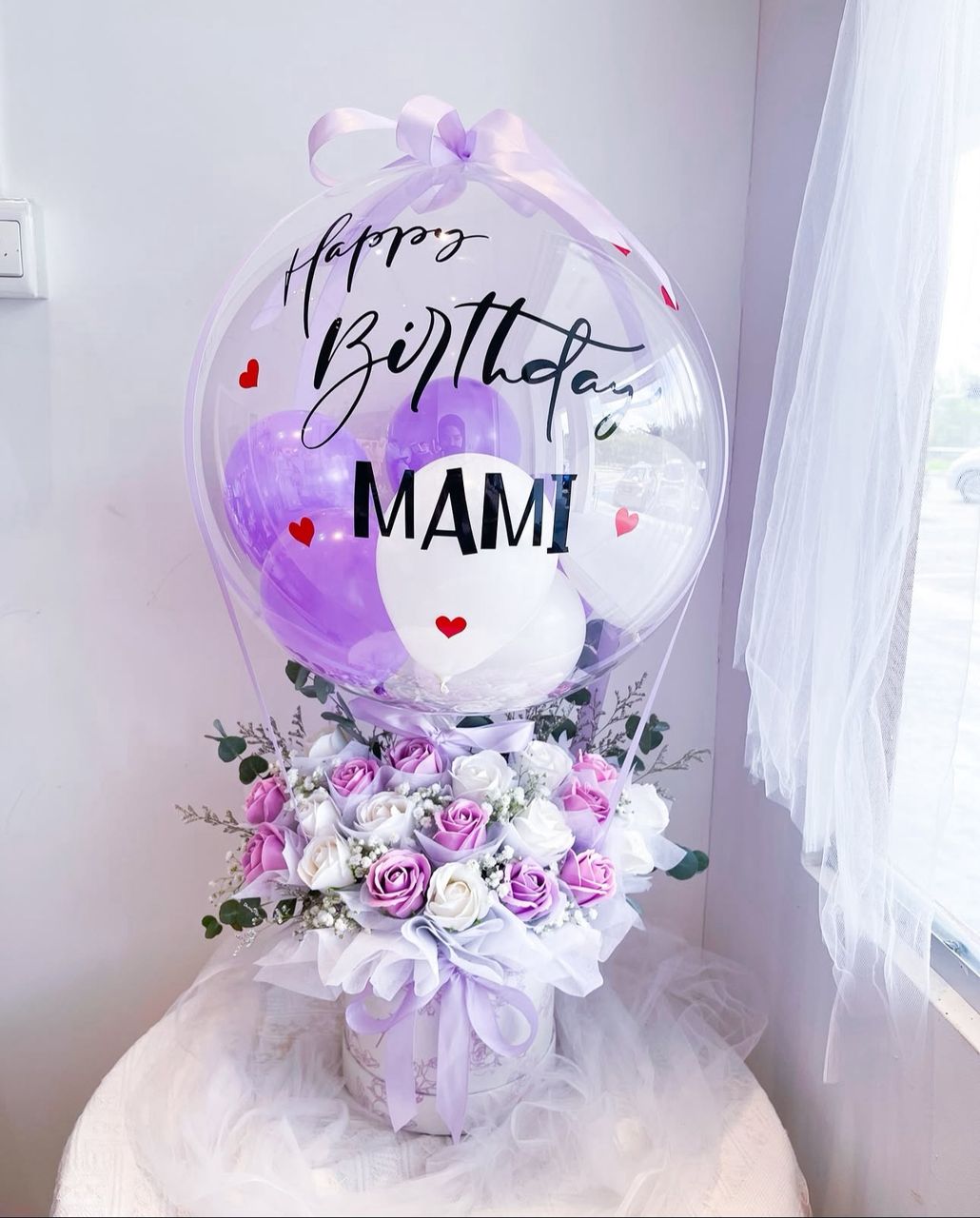 Hot Air Balloon Premium Artificial Scented Roses