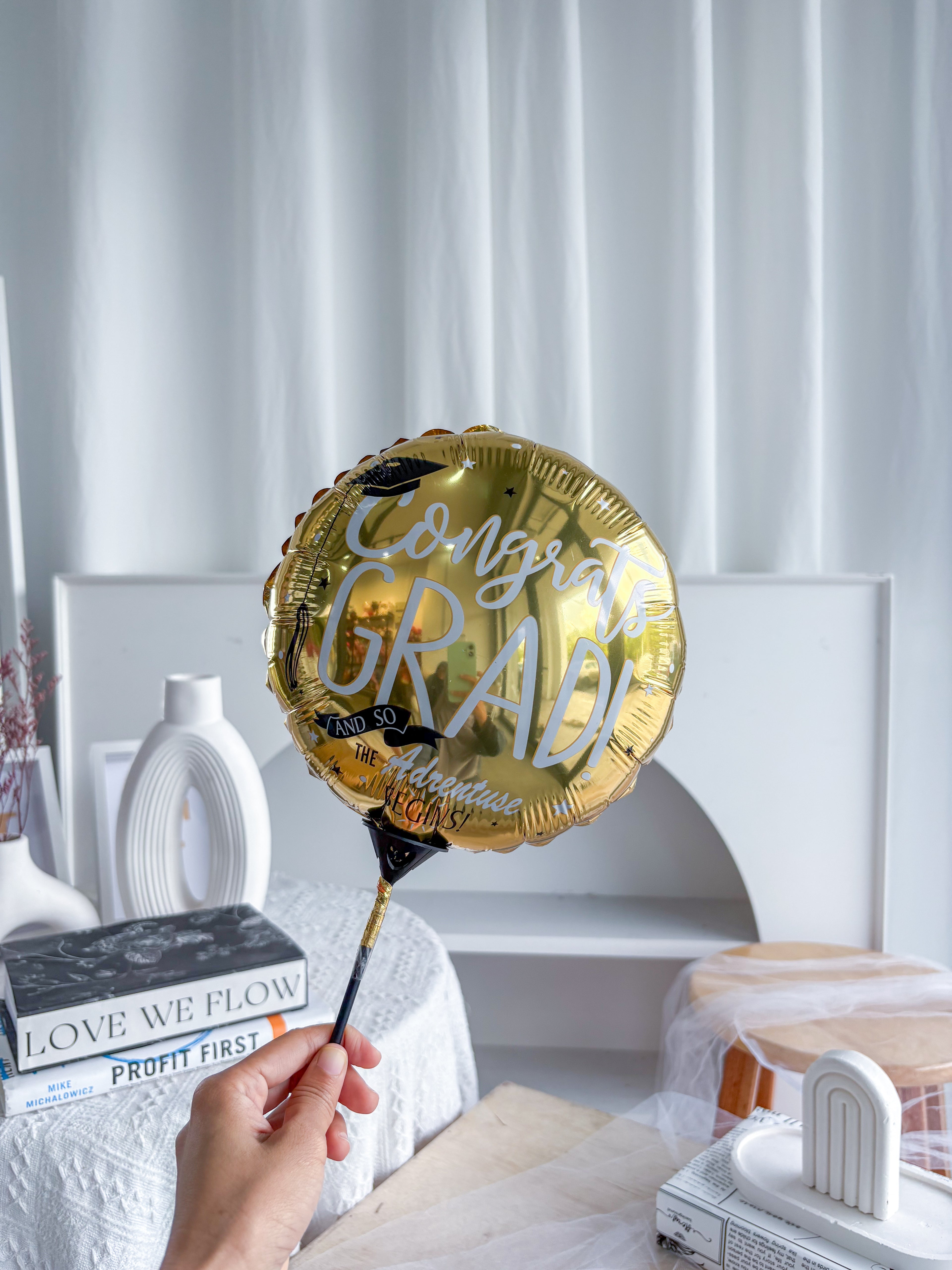 10 Inch Graduation Foil Balloon (Random Design)