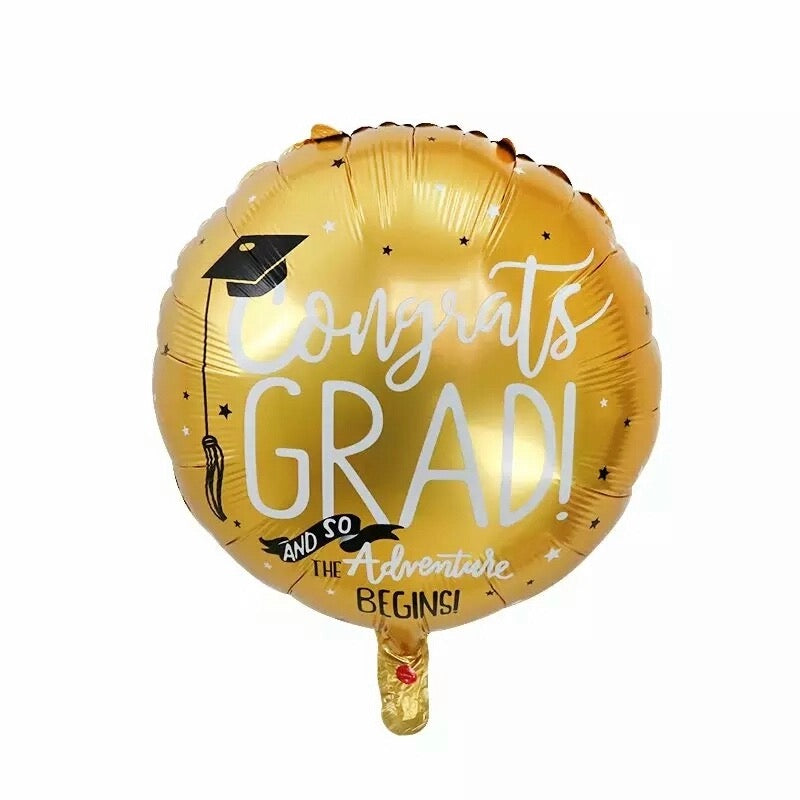 10 Inch Graduation Foil Balloon (Random Design)