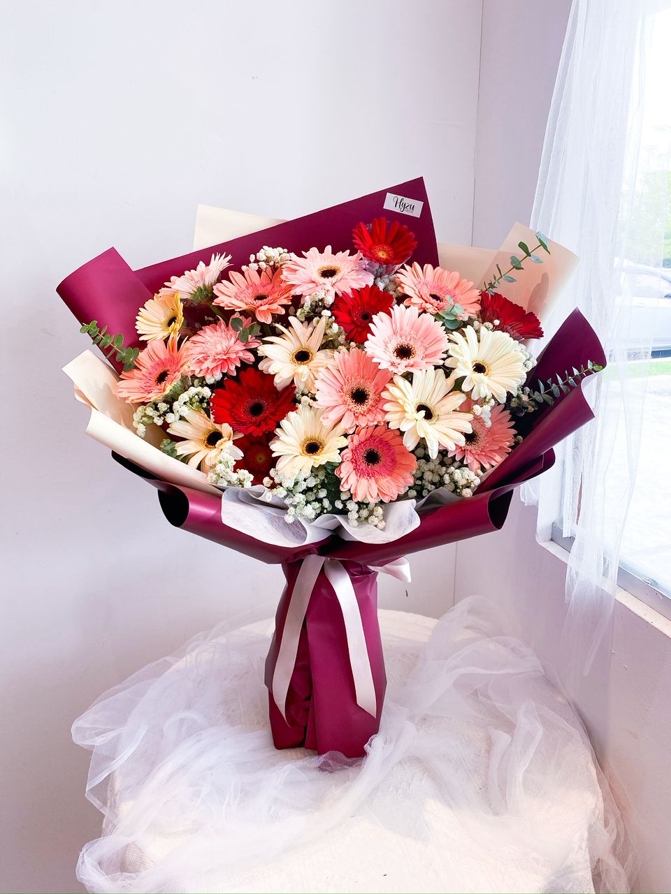 20 Fresh Gerberas Bouquet