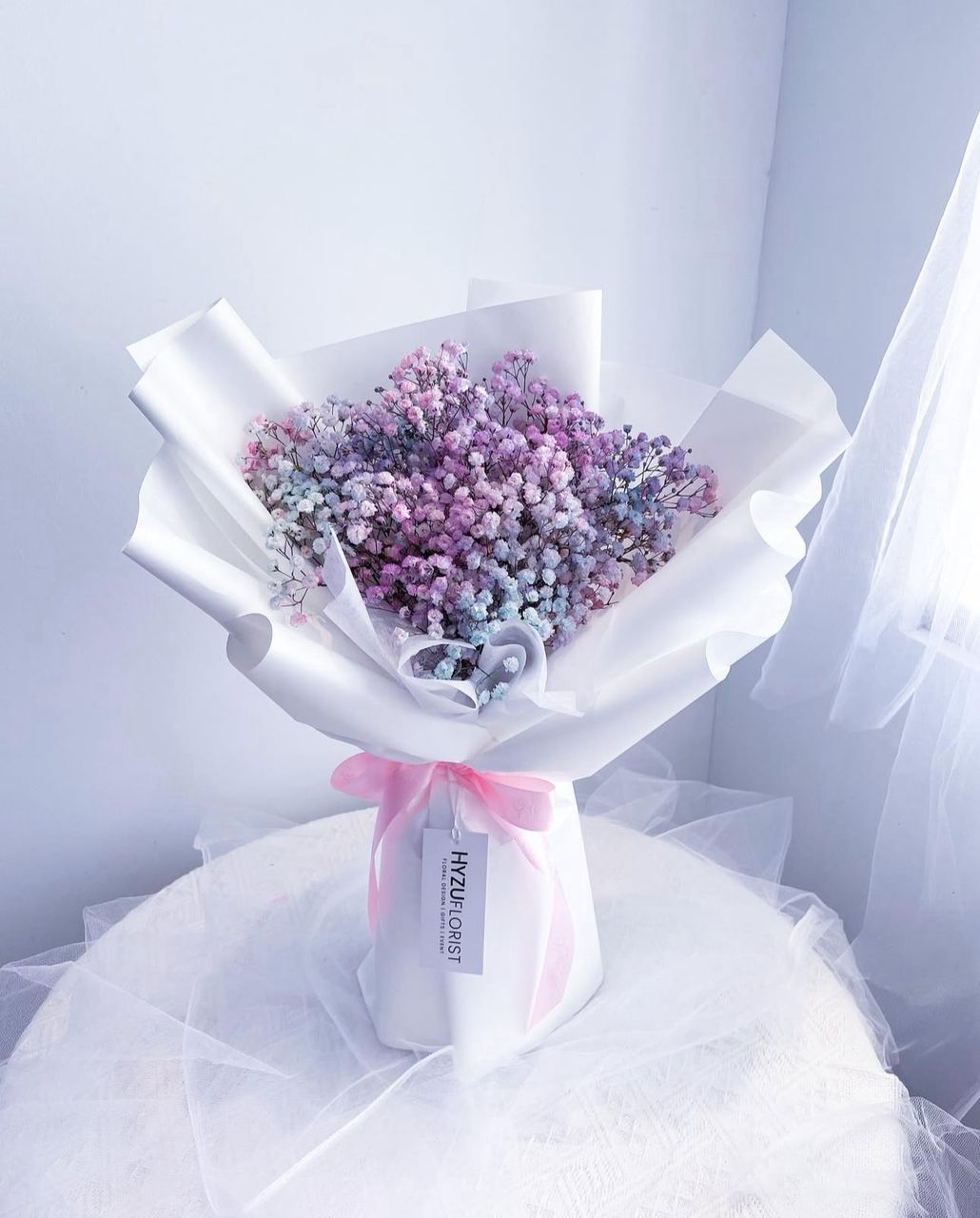 Medium Mix Fresh Baby's Breath Bouquet