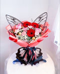 Fresh Flowers Mix with Ferrero Butterfly Bouquet