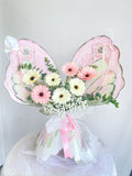 7 Stalks Fresh Gerberas Butterfly Set