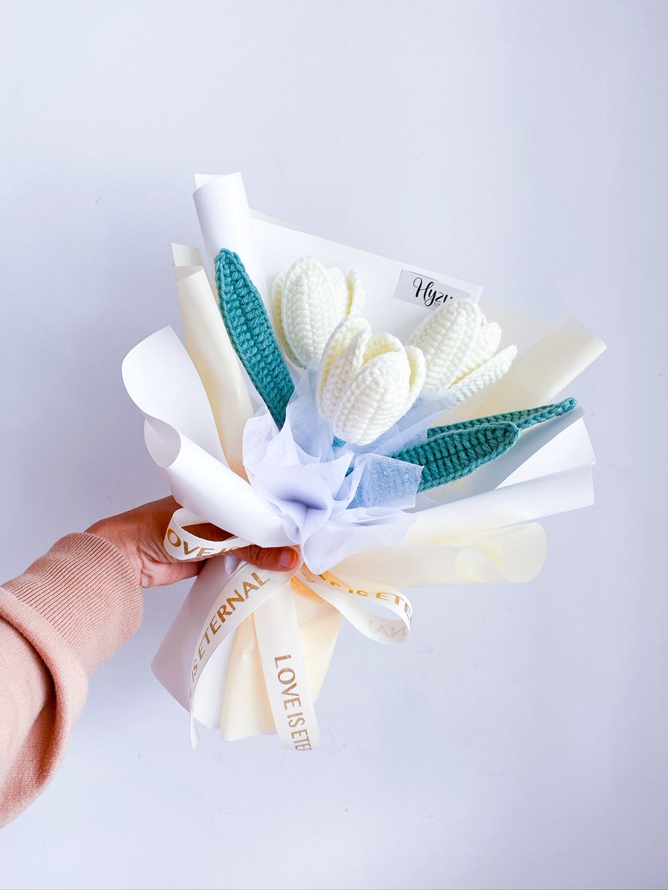 Trio Crochet Tulips Bouquet